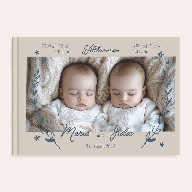 Fotobuch Baby - Liebevoll umrankt