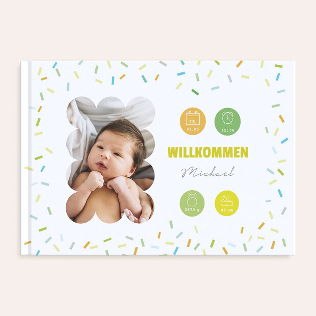 Fotobuch Baby - Konfettireigen
