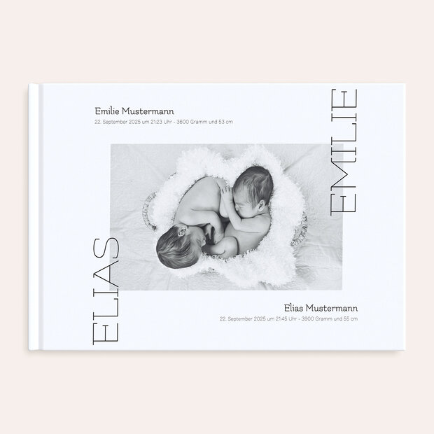 Fotobuch Baby - Zweifaches Glück