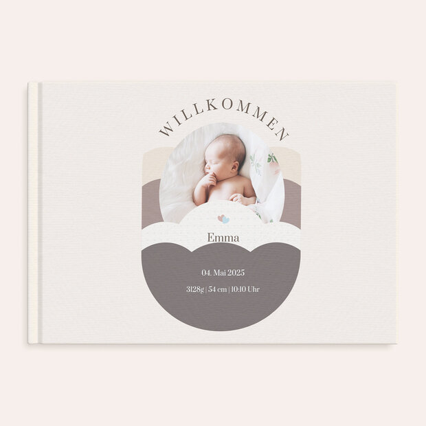 Fotobuch Baby - Wellenstreifen