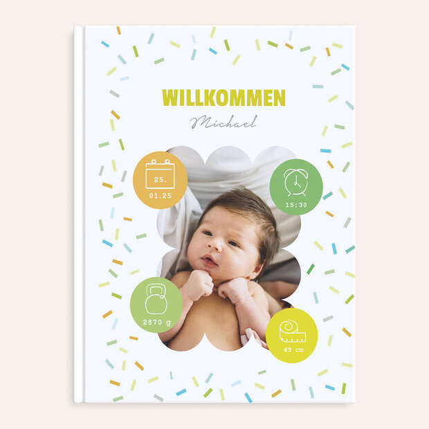 Fotobuch Baby - Konfettireigen
