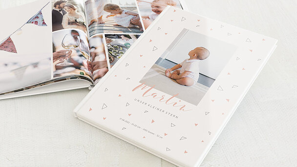 Fotobuch Baby Baby Star Detail