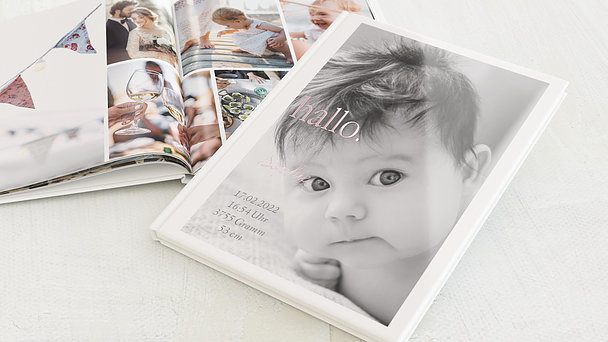 Fotobuch Baby Zauberzart Detail