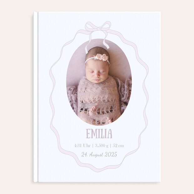 Fotobuch Baby - Entzückende Schleife