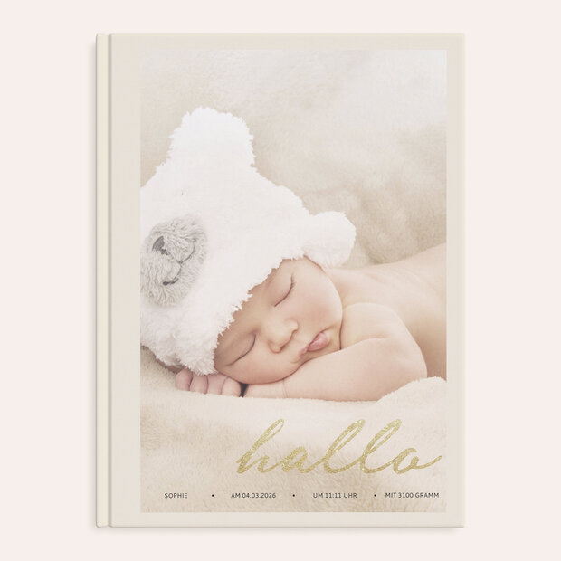 Fotobuch Baby - Hallo Baby