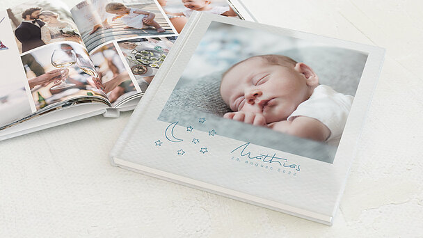 Fotobuch Baby Nordwind Detail