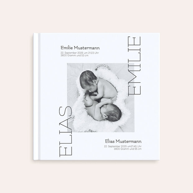 Fotobuch Baby - Zweifaches Glück