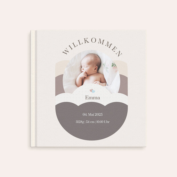 Fotobuch Baby - Wellenstreifen