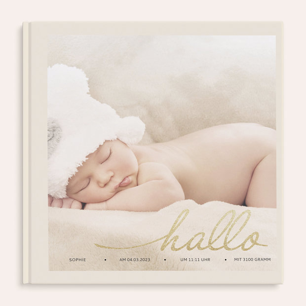 Fotobuch Baby - Hallo Baby