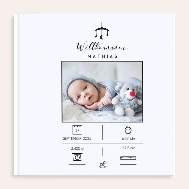 Fotobuch Baby - Willkommen, mein Sonnenschein