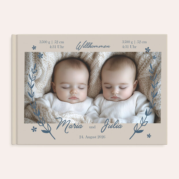 Fotobuch Baby - Liebevoll umrankt