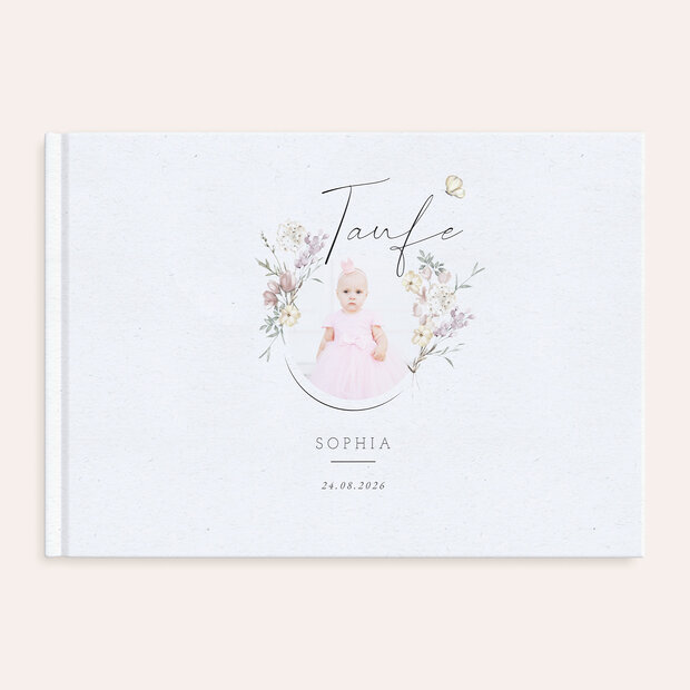 Fotobuch Taufe - Zarter Blütenduft