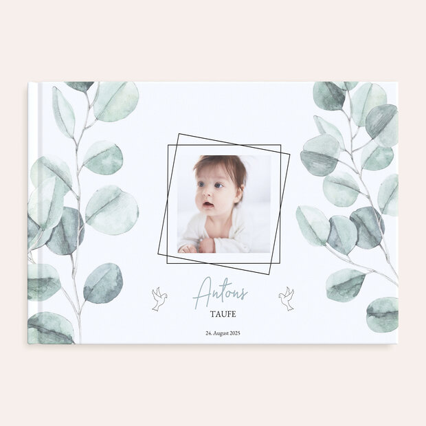Fotobuch Taufe - Eukalyptus