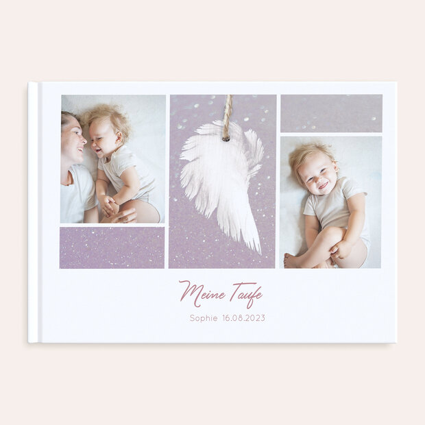 Fotobuch Taufe - Zarte Flügel Baby