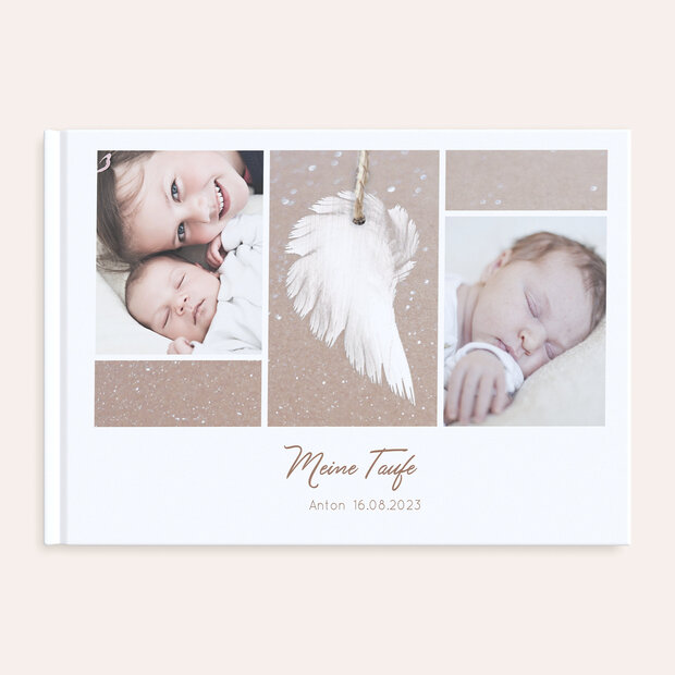 Fotobuch Taufe - Zarte Flügel Baby