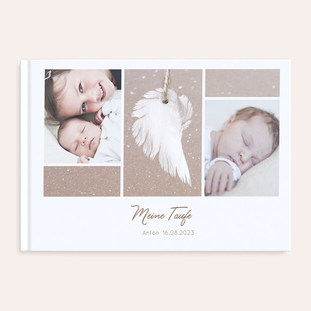 Fotobuch Taufe - Zarte Flügel Baby