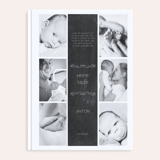 Fotobuch Taufe - Babytafel