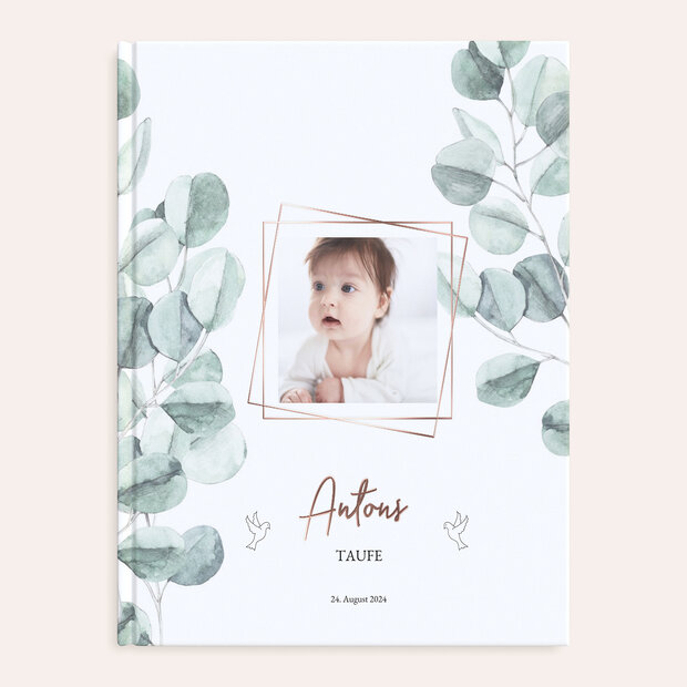 Fotobuch Taufe - Eukalyptus