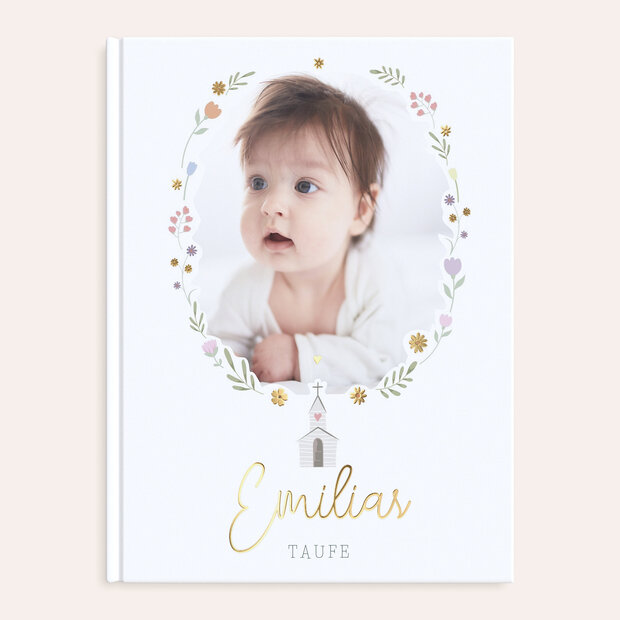 Fotobuch Taufe - Bunt geblümt