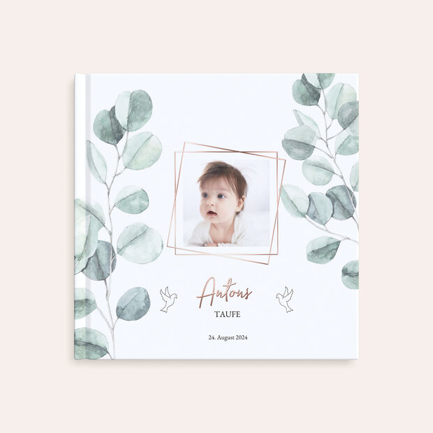 Fotobuch Taufe - Eukalyptus
