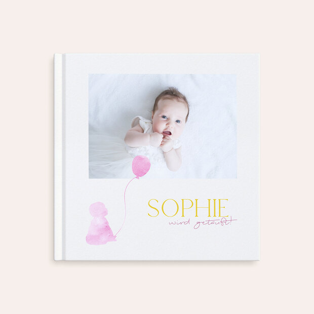 Fotobuch Taufe - Aquarell-Ballon