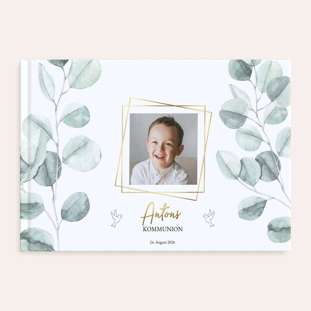 Fotobuch Kommunion - Eukalyptus