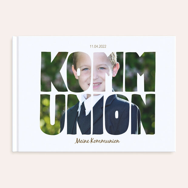 Fotobuch Kommunion - Fototext