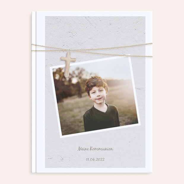 Fotobuch Kommunion - Holzkreuz