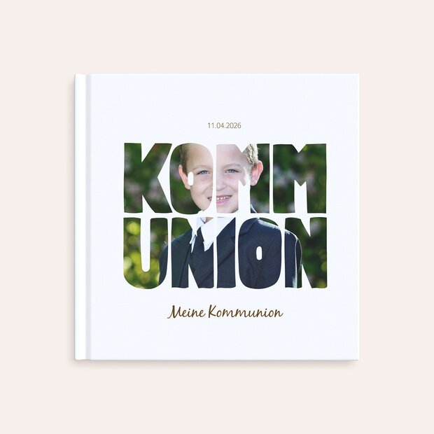 Fotobuch Kommunion - Fototext