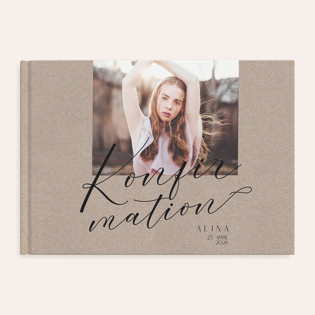 Fotobuch Konfirmation - Schöner Schriftschwung