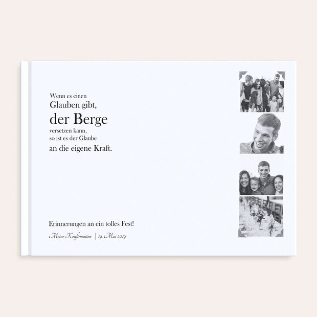 Fotobuch Konfirmation - Kraft des Glaubens