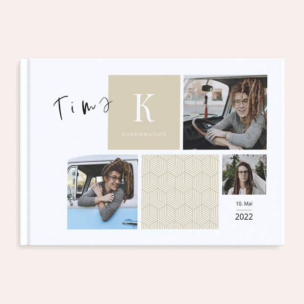 Fotobuch Konfirmation - Würfelgitter