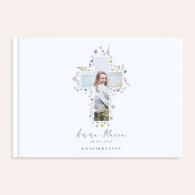 Fotobuch Konfirmation - Bunter Blütensegen
