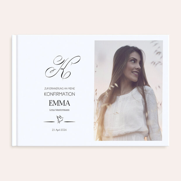 Fotobuch Konfirmation - Antiqua Taube