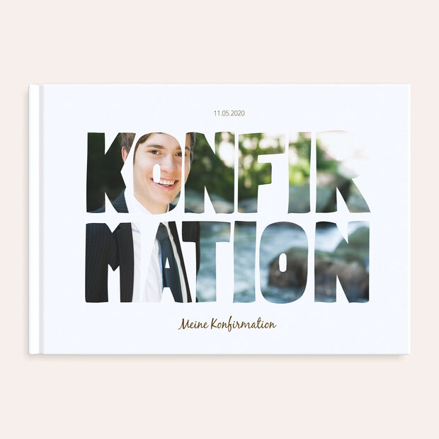 Fotobuch Konfirmation - Fototext