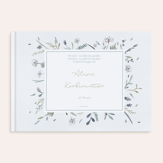 Fotobuch Konfirmation - Wiesenblume