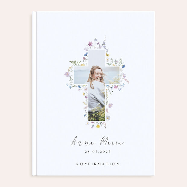 Fotobuch Konfirmation - Bunter Blütensegen