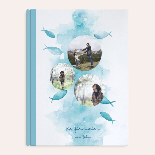 Fotobuch Konfirmation - Fische im Wasser