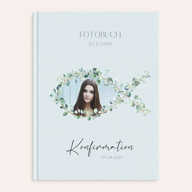 Fotobuch Konfirmation - Konfirmationskarte Fisch