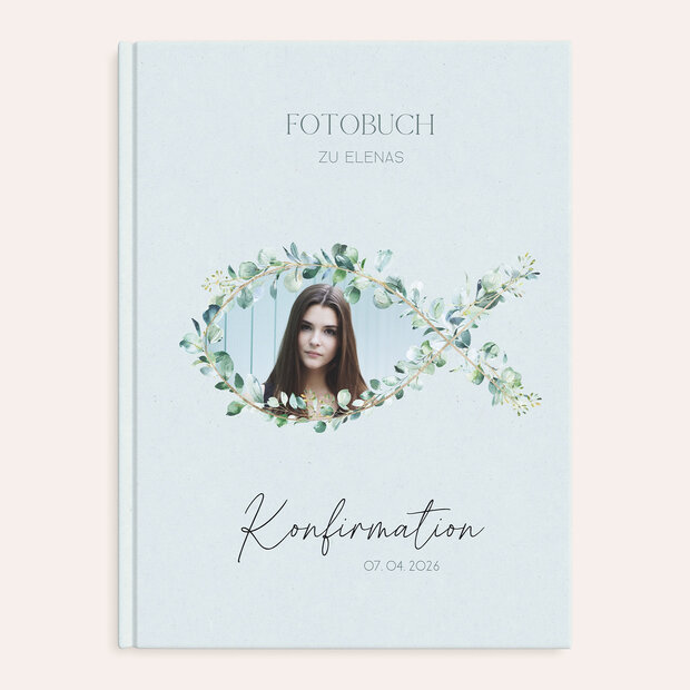 Fotobuch Konfirmation - Konfirmationskarte Fisch