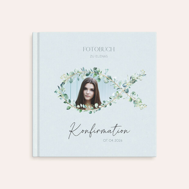 Fotobuch Konfirmation - Konfirmationskarte Fisch