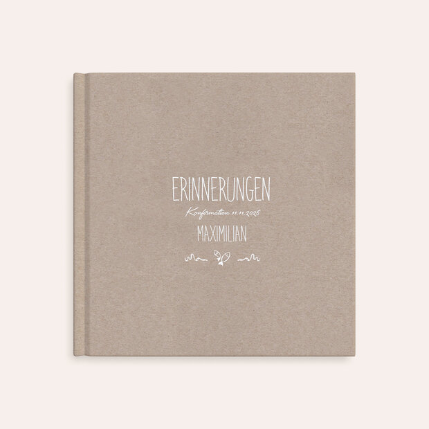 Fotobuch Konfirmation - Rustique