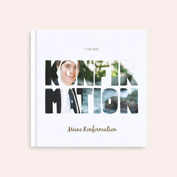 Fotobuch Konfirmation - Fototext