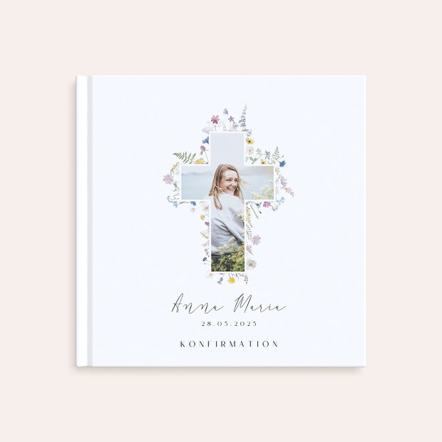 Fotobuch Konfirmation - Bunter Blütensegen