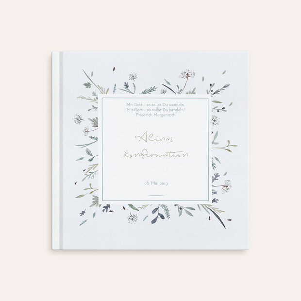 Fotobuch Konfirmation - Wiesenblume