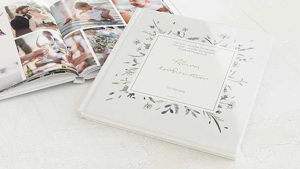 Fotobuch Konfirmation Konfirmationkranz Detail