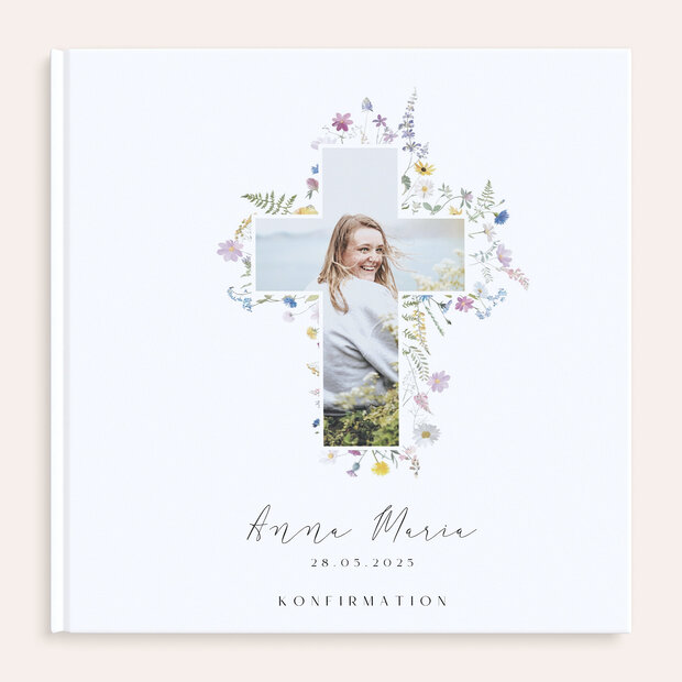 Fotobuch Konfirmation - Bunter Blütensegen