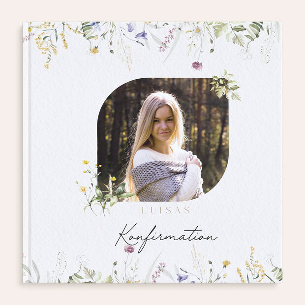 Fotobuch Konfirmation - Blumentraum