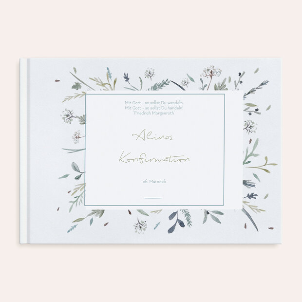 Fotobuch Konfirmation - Wiesenblume