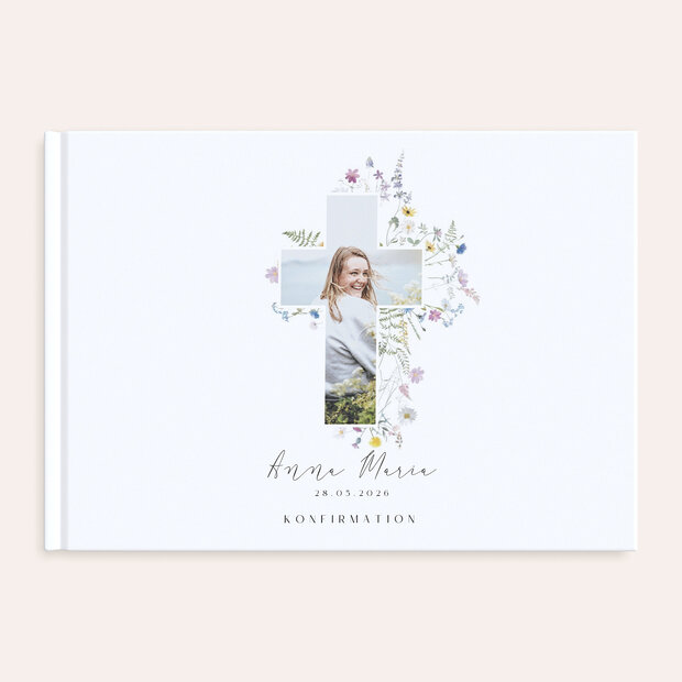 Fotobuch Konfirmation - Bunter Blütensegen